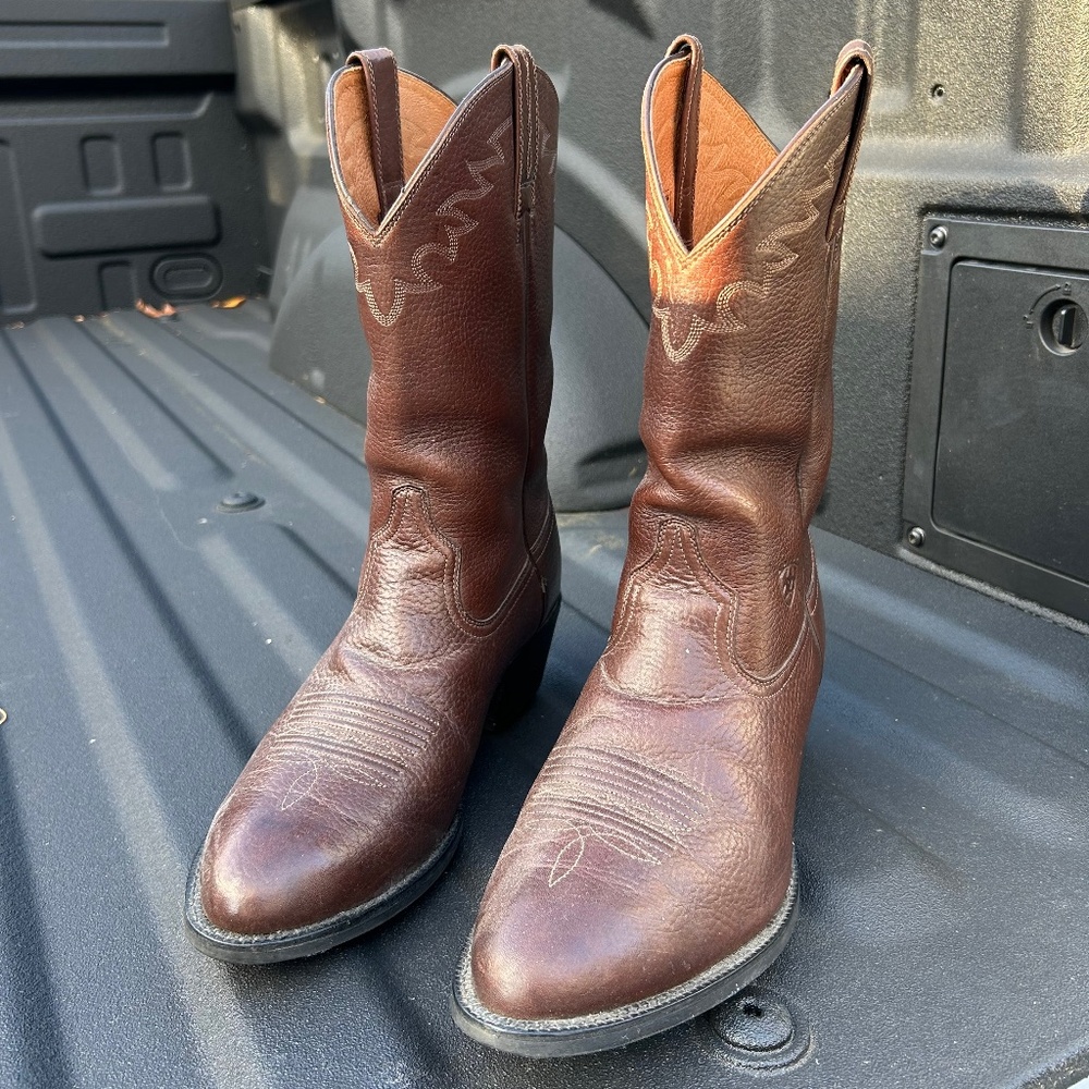Ariat Men's Brown Western Leather Cowboy Boots